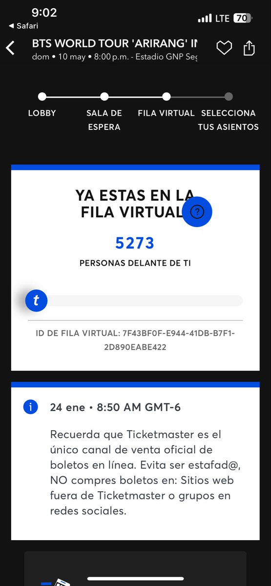 fakeximenaa's tweet photo. Me tocó en el lugar 5273 y cuando pasé, todo agotado, qpdoooooooo 😠😠😠😠😠😠😠 #BTSenMexico te odiamos Ticketmaster https://t.co/Xe5zlH7wkL