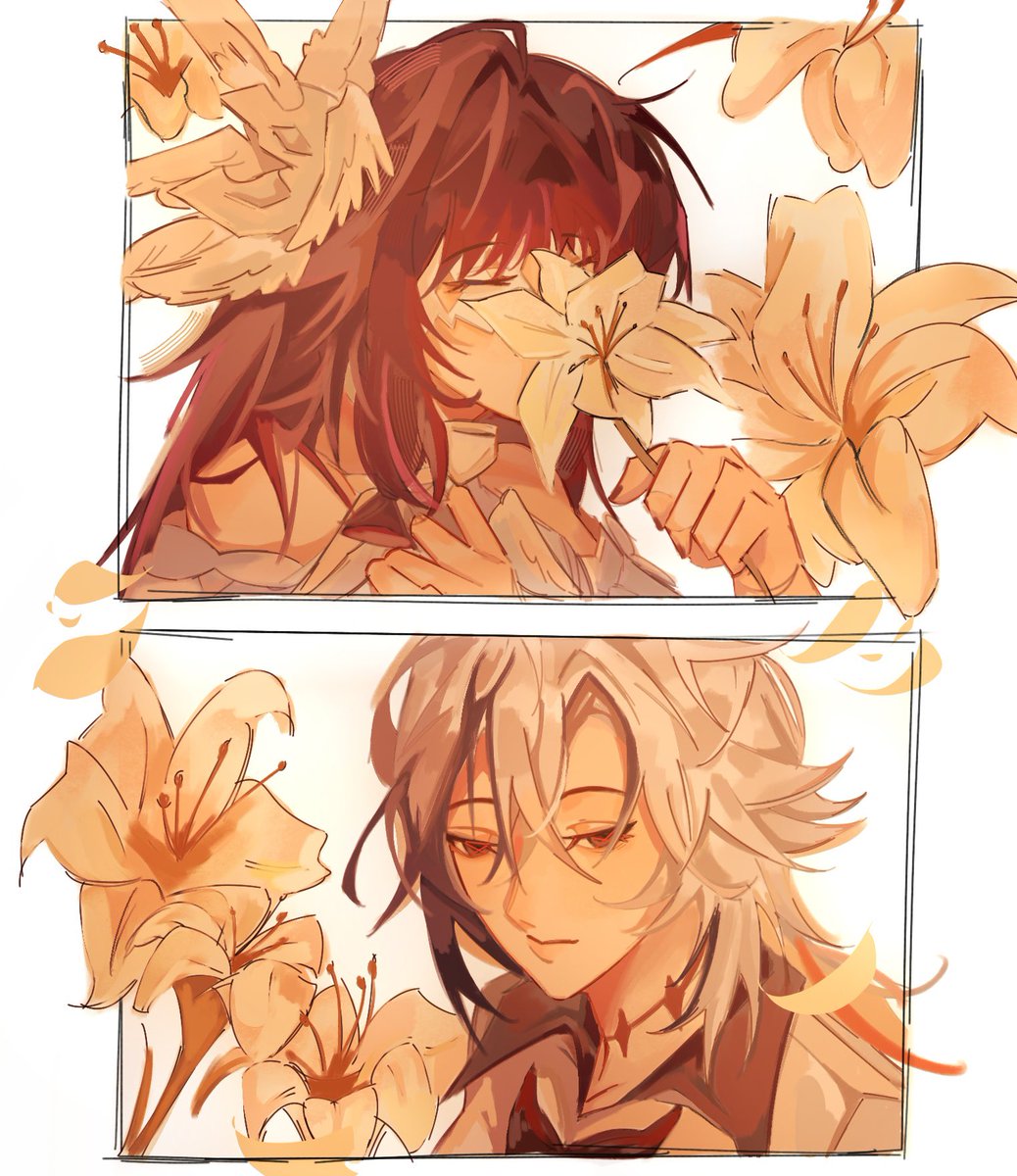 you with the flowers
#ARLEBINA