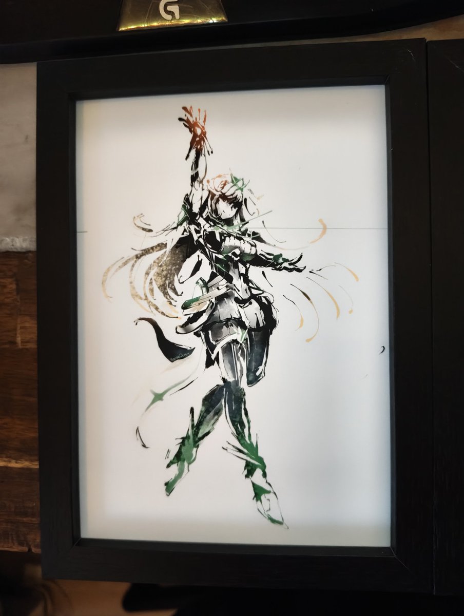 Ansinono's tweet image. New wall decoration.
Painted by @HouseQuay