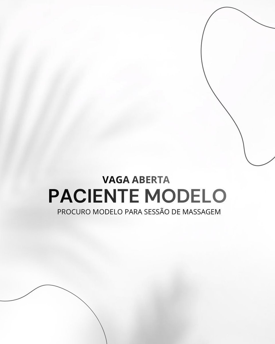 massoterapiassa's tweet photo. Estou à procura de um modelo para participar de uma sessão de massagem. 

O objetivo é registrar material para portfólio profissional.

🎯 Requisitos:
Disponibilidade;
Maior de 18 anos.

Ambiente climatizado, reservado e profissional.

📞 7199735-0772

#massagem #massagemsalvador https://t.co/XHR6FWcxMo