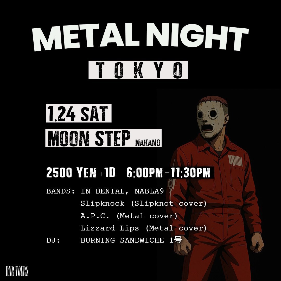 Thank you Emo Night Tokyo

and

Thank you all