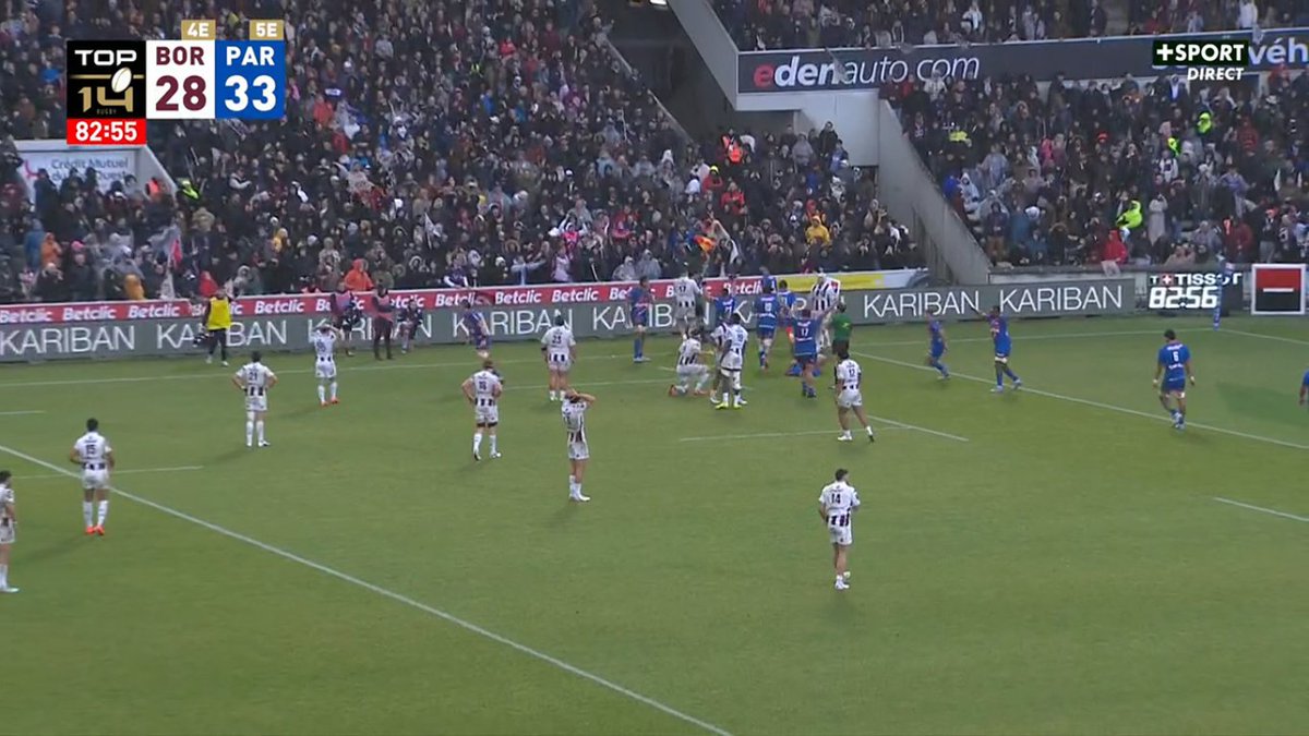 ek_rugby's tweet photo. Massive result for Stade Français today, who have won away against Bordeaux.
The game went down to the last minute, with Paul Gabrillagues stealing a lineout from 5 metres out to win it.
Stade Français jump above Bordeaux to 3rd in the Top 14 standings for now.
#UBBSFP #Top14 https://t.co/Zgh0PehNpV