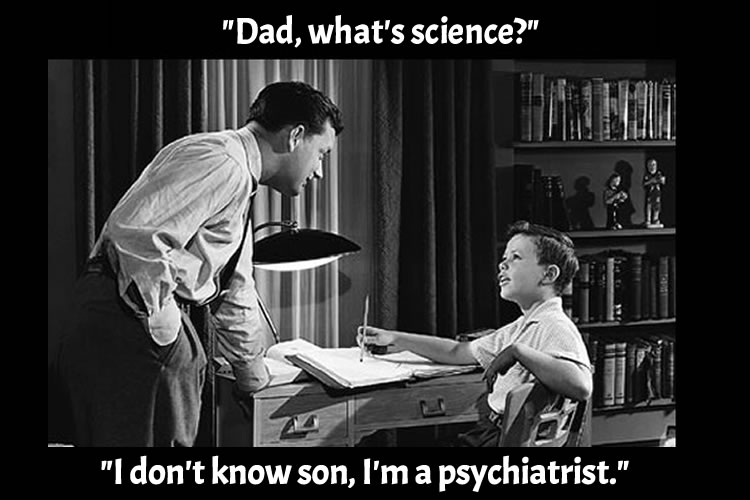 cchruk's tweet photo. The pseudoscience can be blinding unless we scrutinise the information being doled out by psychiatrists that's being used in an effort to edit out humanity. 

Psychiatric literature is full of theorising, hypothesising, suppositions, suggestions, opinions, elaborate speculation, conjecture and lots of guesswork, but no science. Definitely no science.

No science, no cures. #MentalHealth #psychiatry #MentalHealthMatters #MentalHealthAwareness