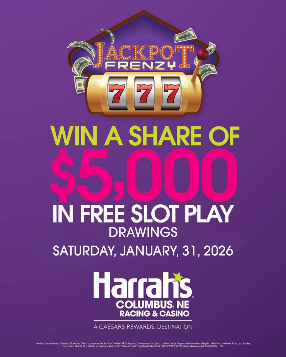 Harrah's Columbus, NE Racing & Casino tweet media