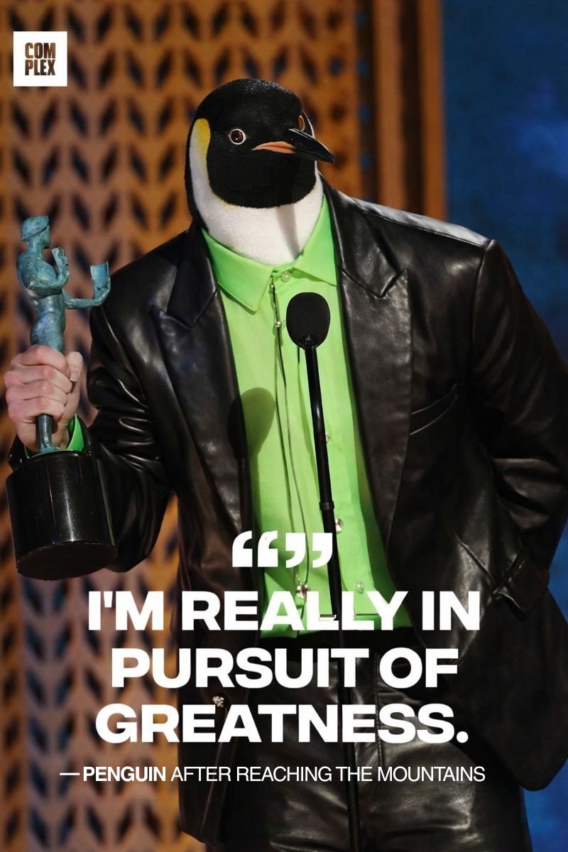 the penguin explaining why