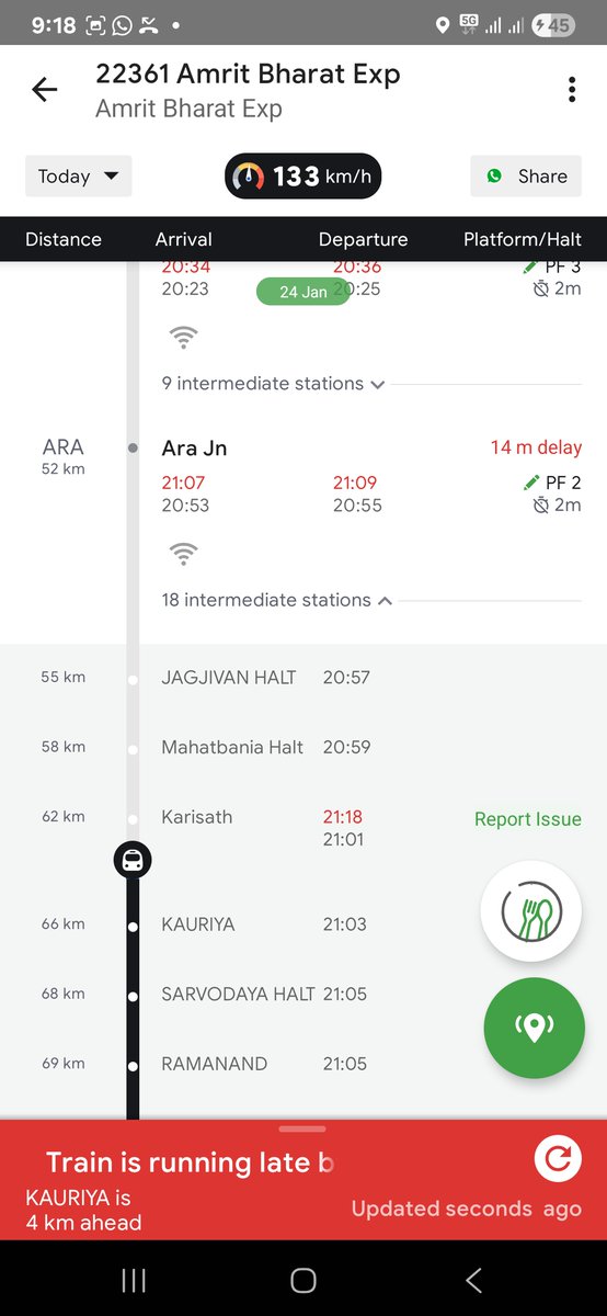 Mdirfan118's tweet photo. The 22361 Amrit Bharat Express is a very useful train and its coaches are of excellent quality. But what about the timings? I don't know.

Thanks to Indian Railways
@IndanRailway @AshwiniVaishnaw 
@narendramodi @rav https://t.co/ps7A9S0csb
