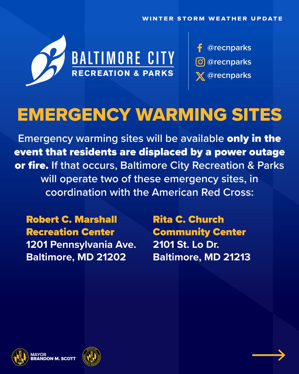 Baltimore City OEM tweet media