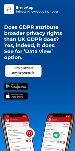 Same company (#Amazon) , same service (#Amazon shopping) but not same #account and even less same #privacy and #consent preferences. See by yourself. And ask yourself why. #businessmodels #trustmodel #datasharing #datavalue