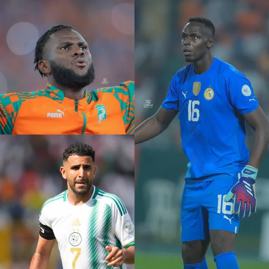 🚨🚨🚨🚨🚨🚨🚨🚨🚨🚨🚨 عاجل :

ثلاثي افريقيا كيسيه ميندي محرز اساسييين اليوم!!

🔥🔥🔥🔥🔥🔥🔥🔥🔥🔥🔥🔥