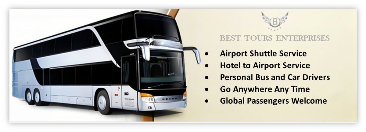 Best_Tours_LLC's tweet image. #BTESA is no longer hiring #drivers. We now need #passengers. If you need door to door car service, our shuttles can take you beyond the airport, to many destinations. Worldwide #ExpositionAttendees will benefit the most because we work with drivers near major convention centers.