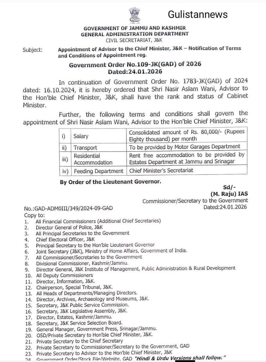 Congratulations to the Omar Abdullah government: out of 1 lakh job promises, one unemployed youth has been appointed—by order of the CM and LG Sahab