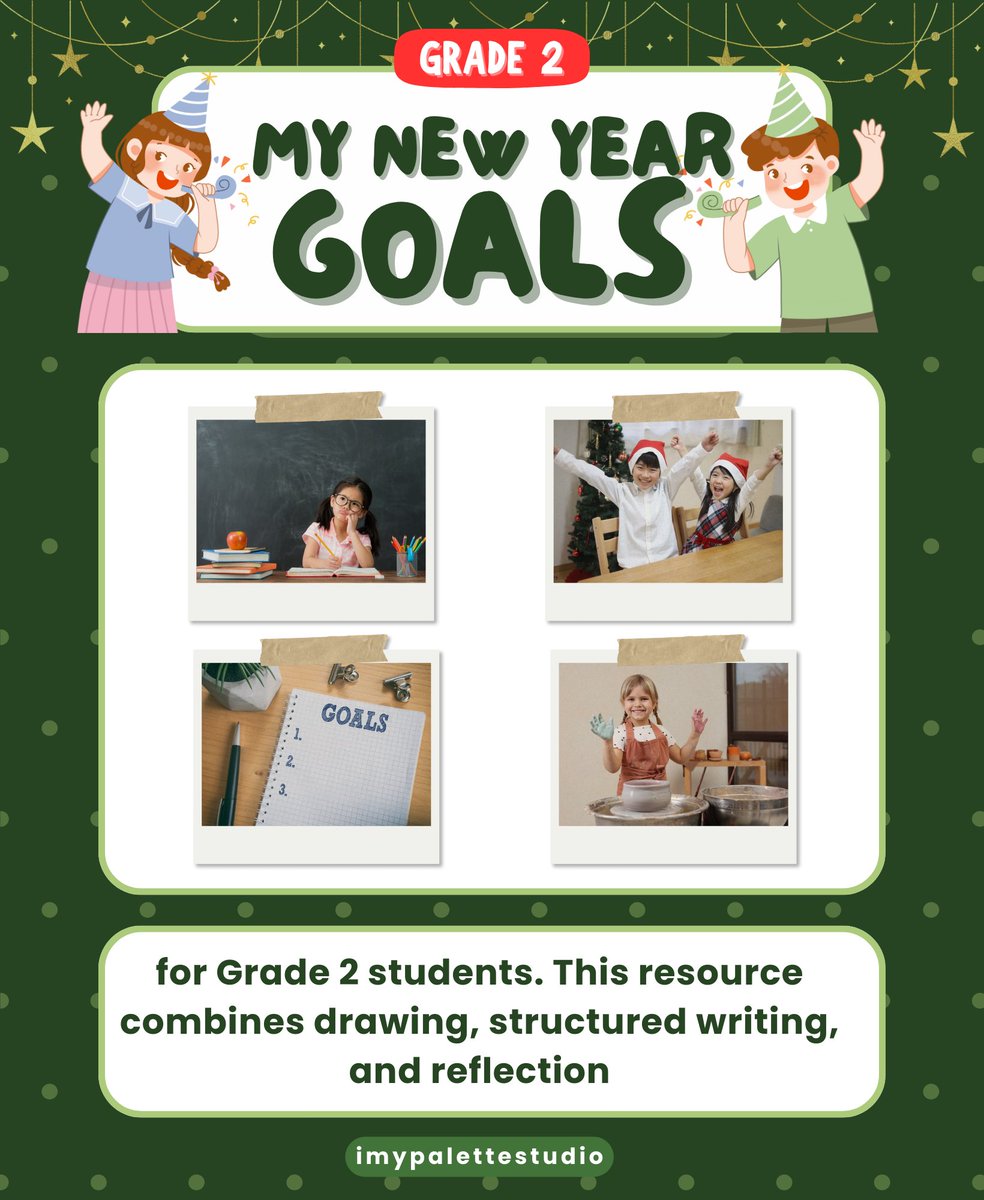 imypalettex's tweet photo. 🧩Encourage thoughtful planning with structured goal worksheets for Grade 2📘

GET FOR YOUR CLASS ON TPT
🔗 https://t.co/03E2UD09rH

#TPT #imypalettestudio #ThoughtfulPlanning #Grade2Learning #SELResources #TeacherSupport #NewYearPack https://t.co/PbGwekLNWB