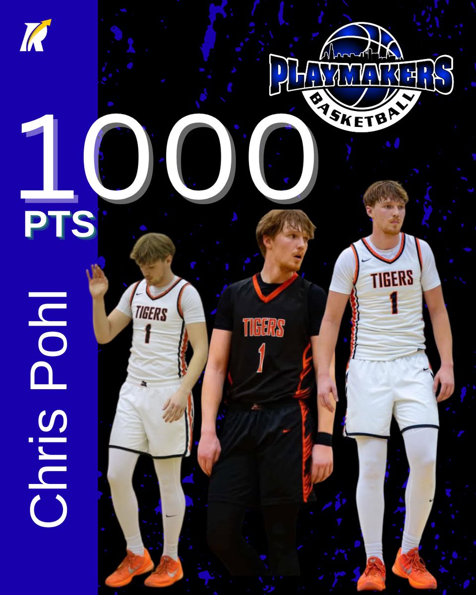 WIPlaymakers's tweet photo. 📷📷 1,000 CAREER POINTS 📷📷
Big congratulations to @chrisss.pohl on reaching the 1,000 point milestone!
Hard work pays off well earned! 📷
#wiplaymakers @Revocruit https://t.co/fWFsyHHyGB