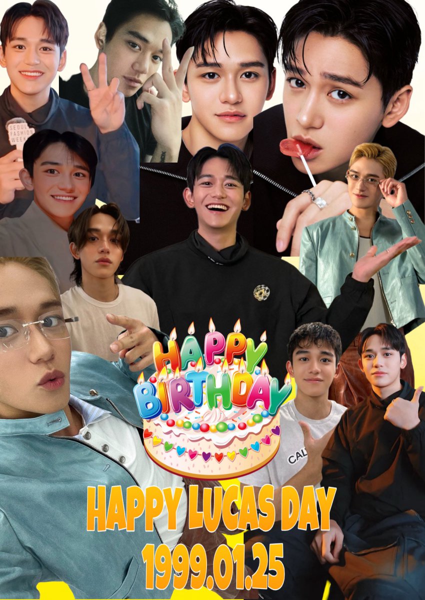 我的大明星黃旭熙生日快樂！
你一定要繼續這樣自由地、帥氣地走下去！
你幸福的樣子，就是我們最想看到的禮物💛

HAPPY LUCAS DAY
＃ActorLUCASis27
＃우리태양_루카스_생일축하해
＃黄旭熙0125生日快乐
<a href="/lucas_official/">LUCAS</a>