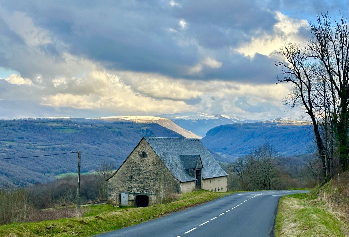Auvergne, France, March 2025
