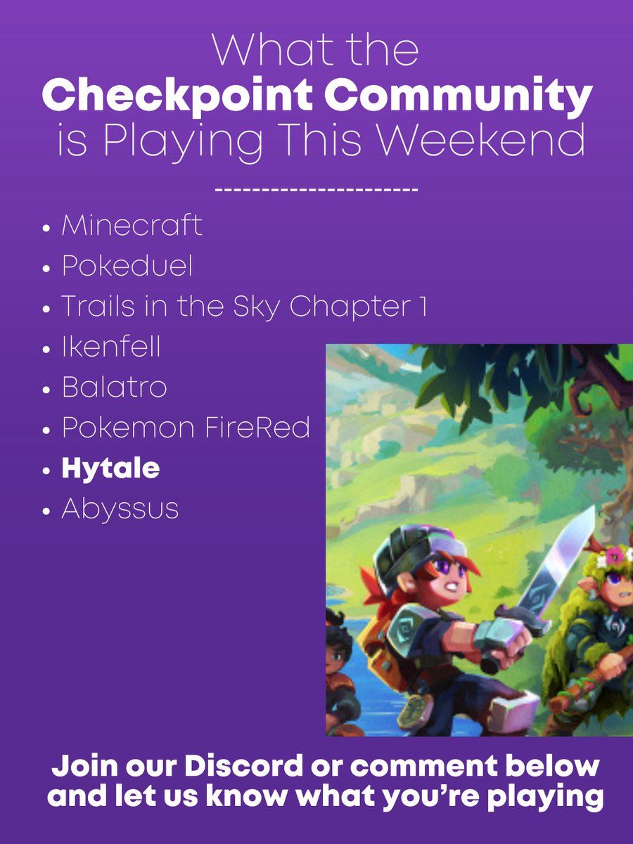 This is what we're playing this weekend. What's on your list?