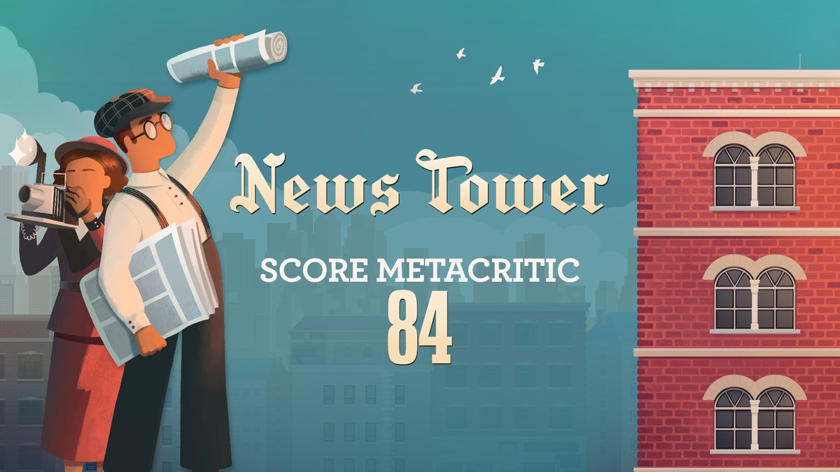News Tower 🗞 Available in 1.0 on Steam tweet media