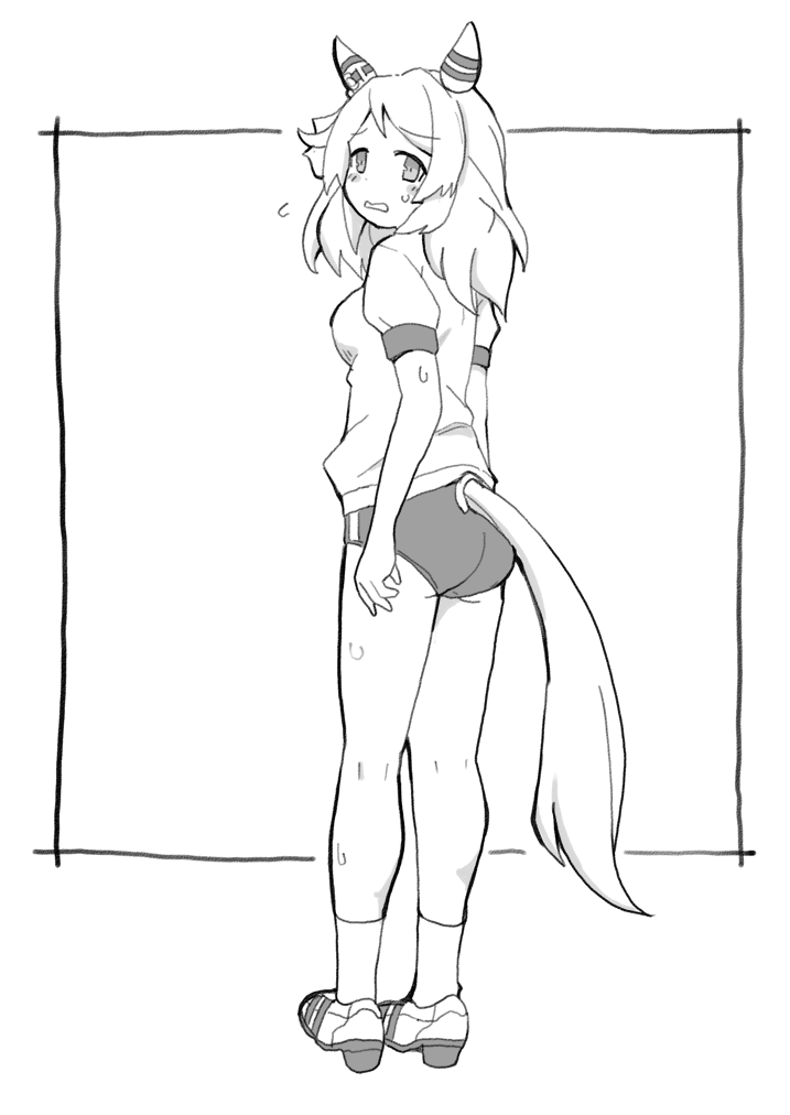 Wr250mYamaha's tweet image. ミラ子にブルマ穿かせてホームに置きたいんやな