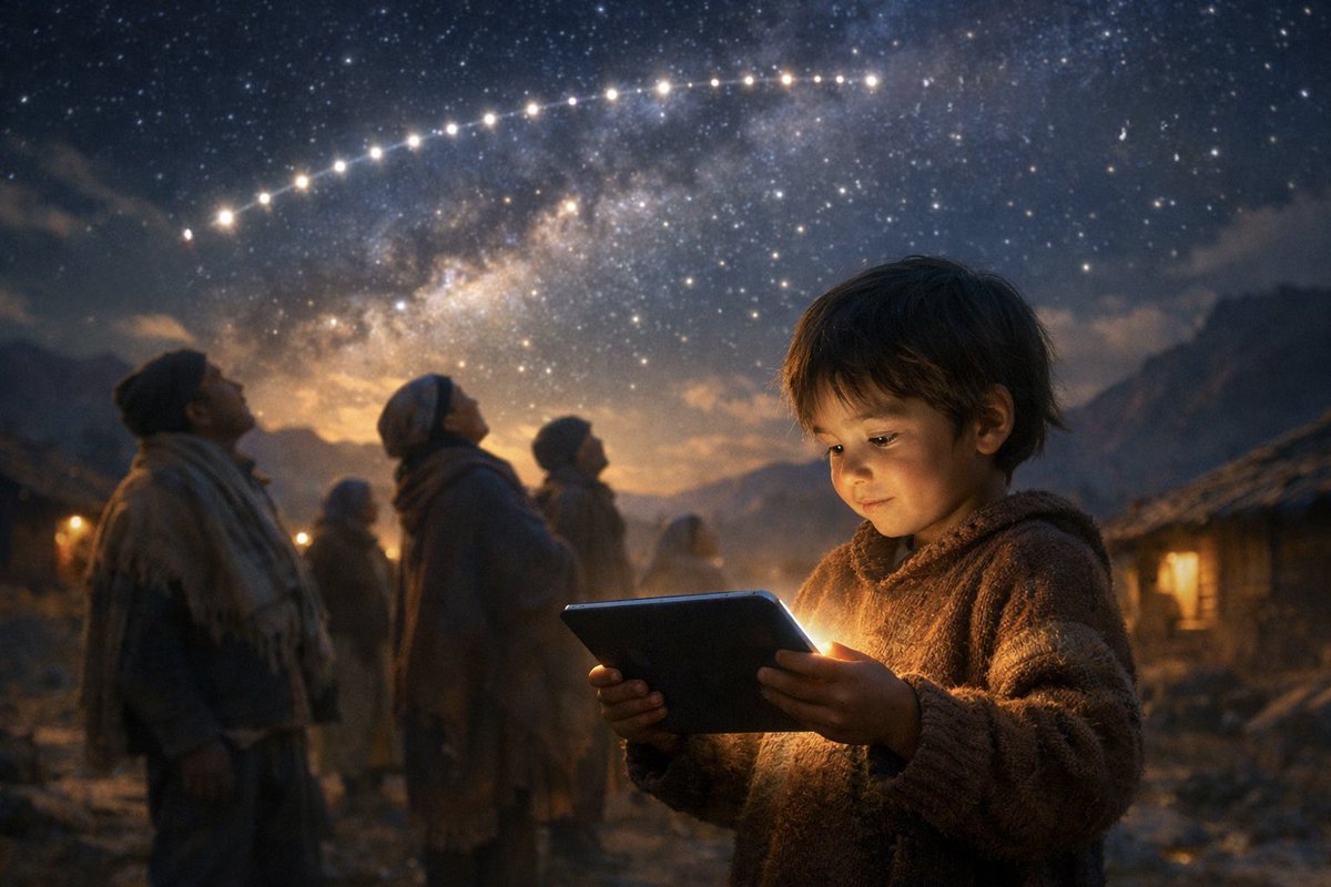 Dogetothemoon's tweet image. Starlink is the only device to provide high speed internet to remote area!