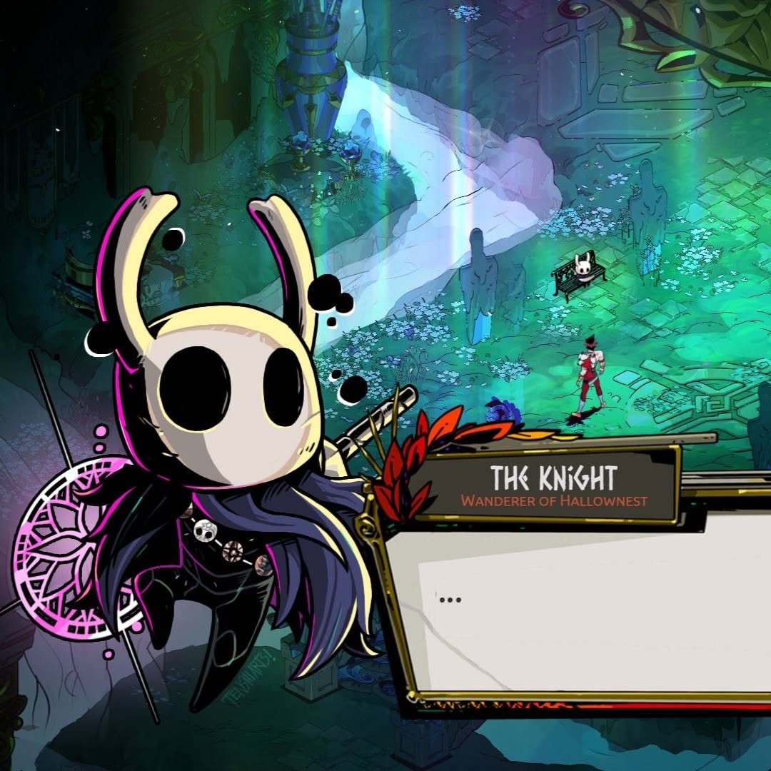 VideoArtGame's tweet image. Hollow Knight x Hades

Artist: tenshiarts_gt