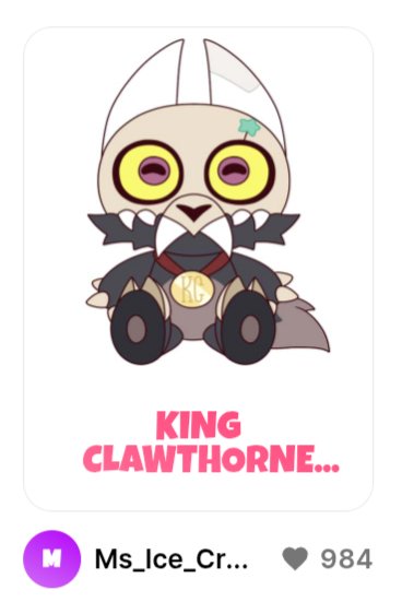 Ms_Ice_Cream's tweet image. 984!

Come on! Come on!
Please, keep voting ❤️

#TheOwlHouse #toh #youtooz