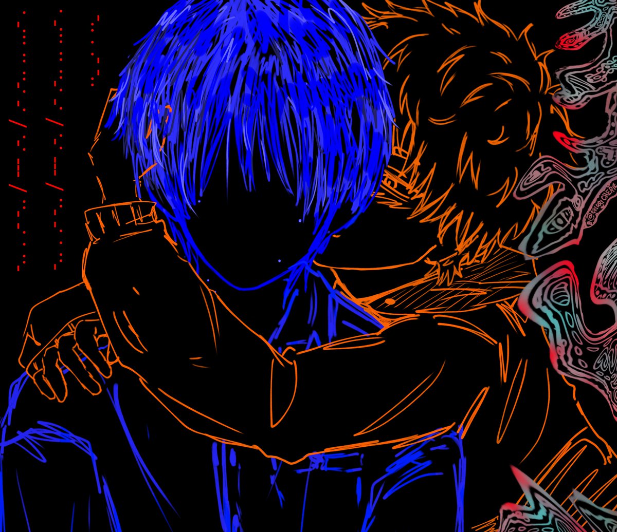 _cherricherie's tweet image. "Together." 

#光が死んだ夏 #TSHD #yoshikaru #hikayoshi #ヒカよし #よしヒカ