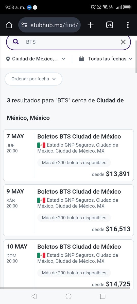 BTSOT7199's tweet photo. @BeautifulSoulB7 Esto es repugnante una entrada de $2,000 está en más de $30,000 @Profeco q paso con tus promesas @Claudiashein ayuda porfavor urge regular está práctica indecente y tan cínica de revendedores 😡 https://t.co/3OfnS2LGy0