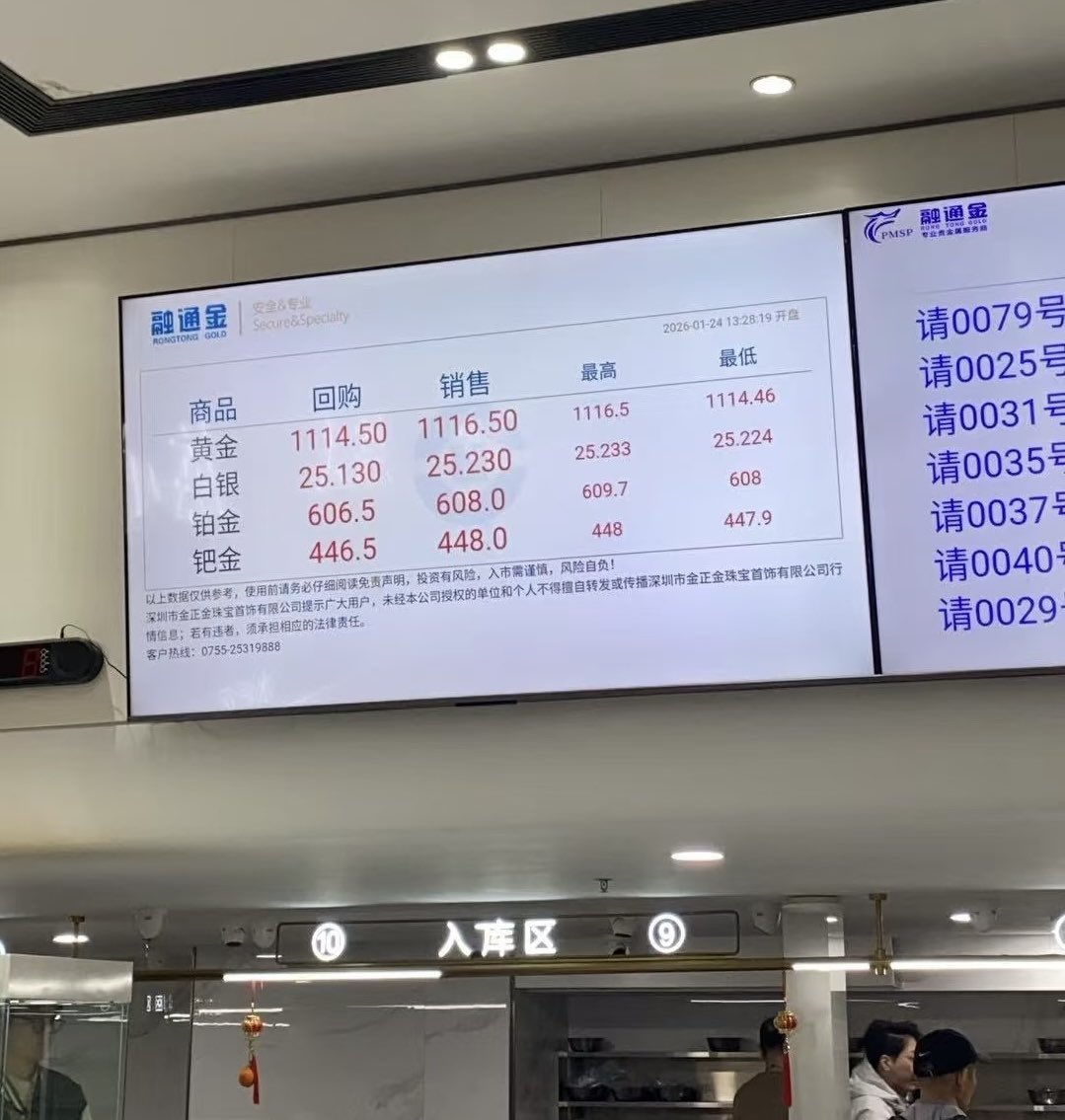 KingKong9888's tweet image. Interesting development: Chinese precious metals recyclers are currently (Saturday Jan 24, 2026) offering consumers a buy-back price for #Silver at the equivalent of $112.16 per troy ounce (VAT-exempt), well above prevailing international #Silver spot price levels.

I think…