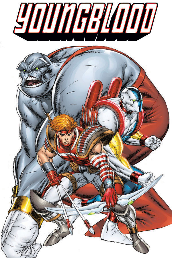 RobMessick's tweet photo. This was going to be the cover to Youngblood v4 #10. Luckily Rob used it for the next volume of Youngblood. I'll show that differently colored version later. It's a banger of a cover!!!
#Youngblood created by @robertliefeld
@ImageComics #DieHard #BadRock #Shaft #MadRock https://t.co/ogeoDMPmOz