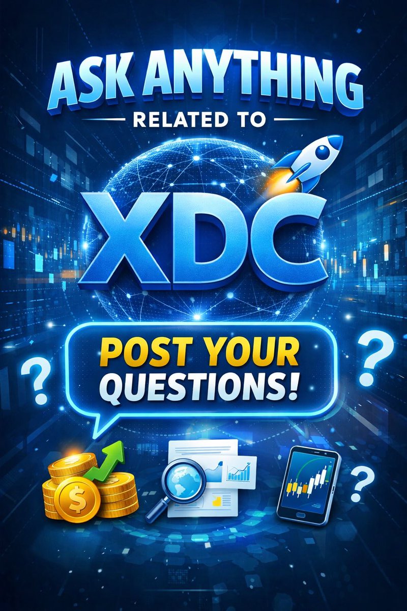 🚀 #XDCCommunity — Your turn!

Got questions about $XDC?
Tech, utility, ecosystem, future roadmap — ASK ANYTHING 👇

Drop your questions, share your thoughts, and let’s build with clarity &amp; positivity.

#XDC #XDCNetwork #AskXDC #CryptoCommunity #BuildInPublic <a href="/XDCNetwork/">XDC Network</a> #BTC
