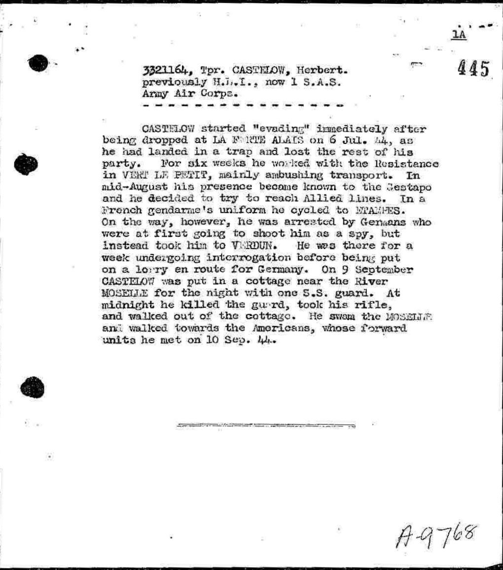 BattsLUFC's tweet image. Here is a photo of my late granddad, Herbert Castelow (Military Medal) who served in the SAS under the command of Paddy Maine. I can assure you, our forces are the best of the best. 👊 #SAS