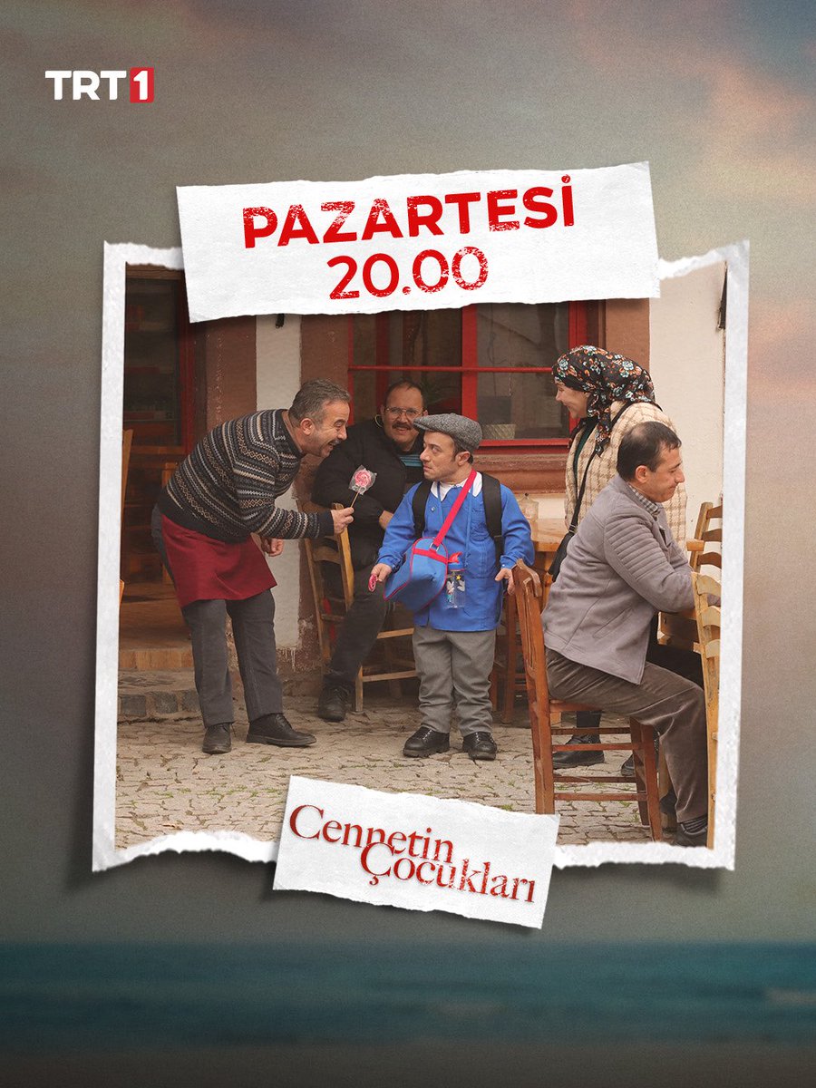 Mahallede gündem yoğun. 😂
#CennetinÇocukları yeni bölümüyle pazartesi 20.00’de #TRT1’de. 📺