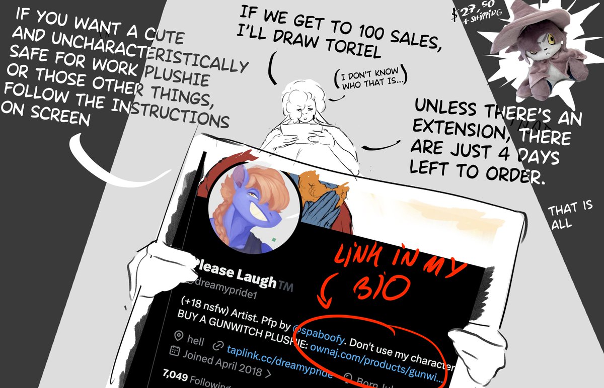 I have drawn Livia being manipulated to help out with an announcement