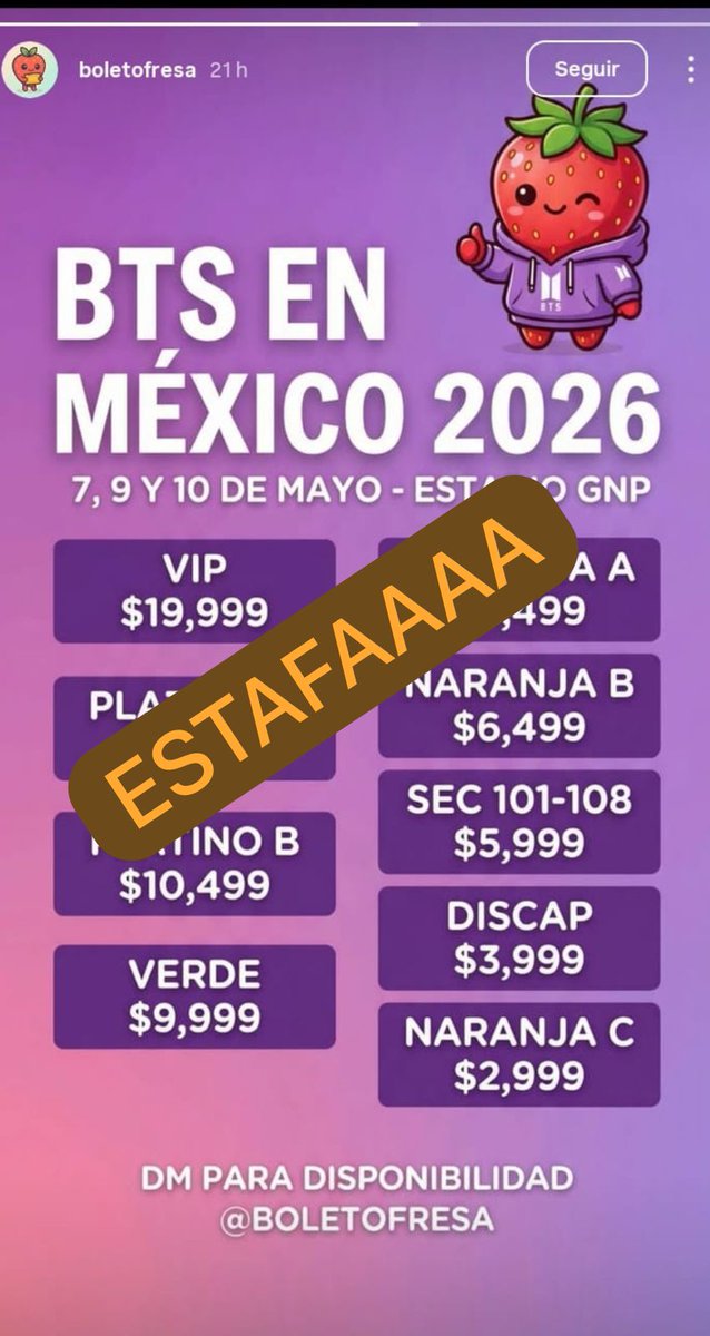 MochiButter7's tweet photo. MAS REVENDEDORES 

#ARMYNoCompraReventa #ArmyContraLaReventa #NoALaReventaBTSMEXICO https://t.co/dmBefVvbAE