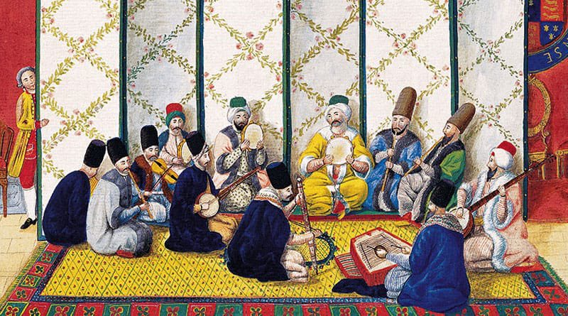 Peşrev
Farsça kökenli olan peşrev piş, ön ve rev, giden kelimelerinden meydana gelmiştir. Önde giden anlamına gelen bu kelime Türk musikisinin saz musikisi formlarının en büyüğüdür. Peşrevler fasıl 
ve Mevlevi ayinlerinin başında çalınan eserlerdir.