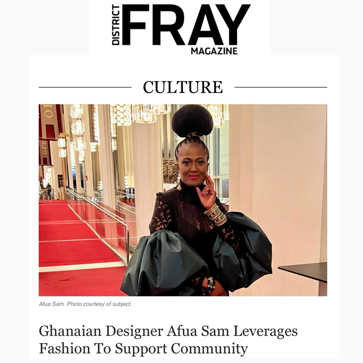 The A Concept by Afua Sam. tweet media