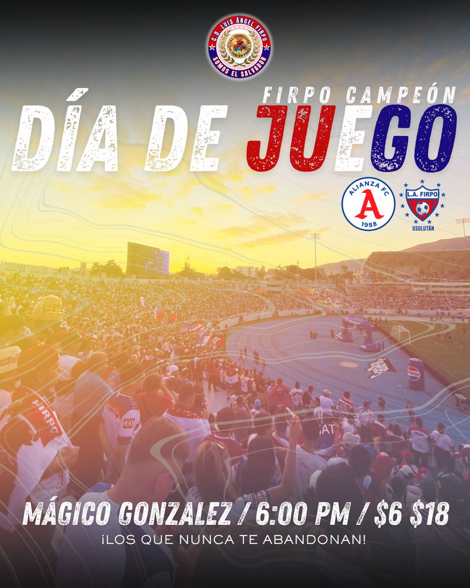 cervecerosul's tweet photo. ¡HOY JUEGA EL CAMPEON! 🇳🇱.

SALIMOS A LAS 3PM DE LA CALLE ANCHA. 
PASAJE $4.00

🔴⚪️🔵¡Siguiendo a Firpo venimos de lejos!. 🔴⚪️🔵 https://t.co/yLTiYMXRpF