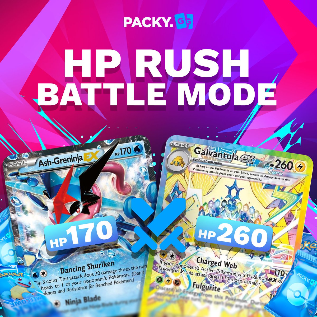 packygg's tweet image. Introducing HP RUSH as one of our exclusive battle modes👀

Whoever ends with the highest HP amount takes it all, would you try it out?😎 

Like &amp;amp; Retweet for a chance to win $25💰