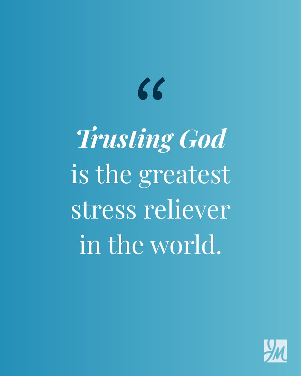 JoyceMeyer's tweet image. What if the stress you’re carrying is an invitation to trust God more deeply? What’s one thing you can place in His hands today?