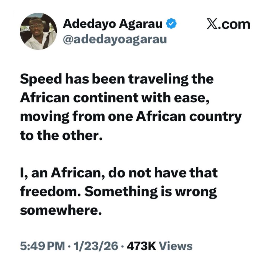 Why is it easier for a foreigner to move across Africa than Africans themselves? 🤔 Let’s talk.