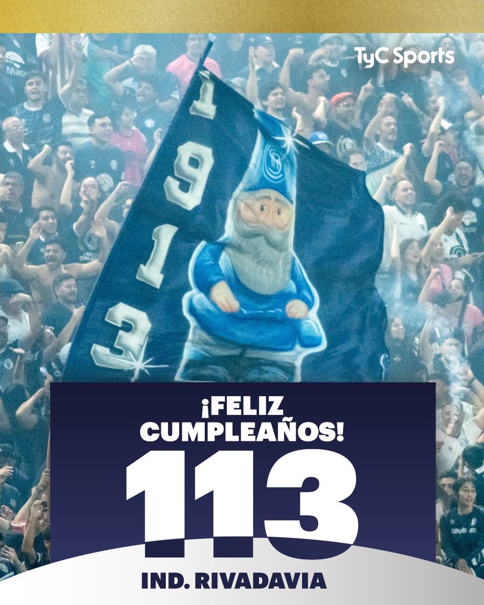 🔵⚪ Independiente Rivadavia, último campeón de la Copa Argentina, está cumpliendo en el día de hoy 113 años desde su fundación.

¡FELICIDADES PARA LA LEPRA MENDOCINA! 🥳