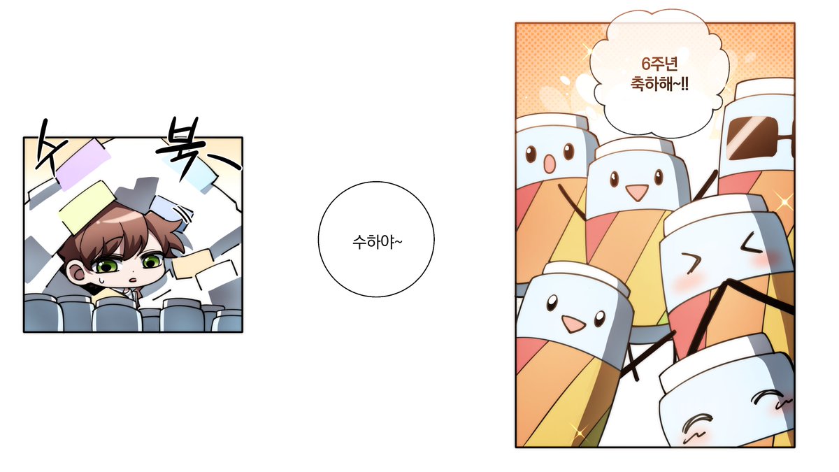 Starrain_wave's tweet image. #suha_art 
#우리의_항해는_6년째_순항중 
#멈추지_않을_여섯_해의_파도에게

데뷔 6주년 만화 참여했습니다! 수하의 6주년을 축하하며🥳🥳