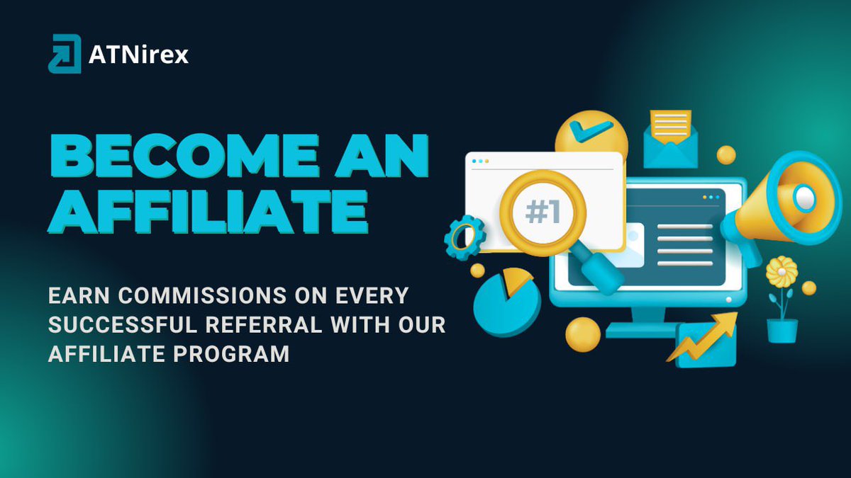 🚀 ATNirex Launches Affiliate Program! Start earning TODAY with our  game-changing affiliate program! The Best Prop Firm Affiliate Program in Crypto  Trading! https://t.co/nppbtkaNQn #ATNirex #affiliate #affiliateprogram  #PropFirm