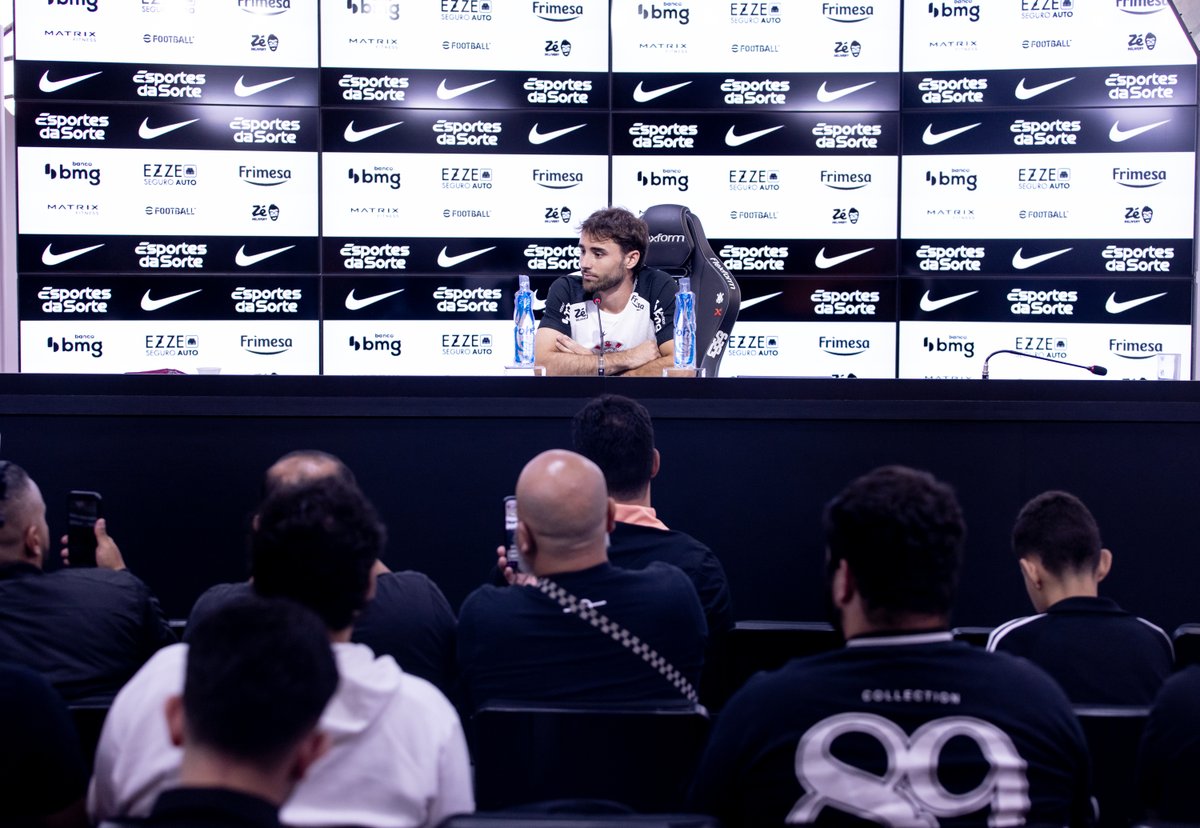 Corinthians's tweet photo. O novo camisa 2️⃣0️⃣ do Timão! 🏴🏳️🇺🇾

📸 Rodrigo Coca / Corinthians

#BemVindoPedroMilans
#VaiCorinthians https://t.co/5QkanpSwHP