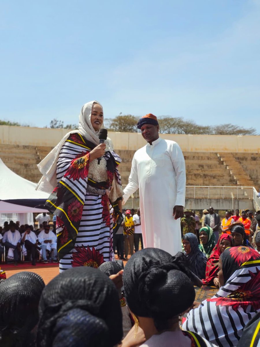 Kabale_arero's tweet photo. I attended the Qilta Korma Women Groups Fundraiser at Marsabit Stadium in my home county of Marsabit, inspired by the powerful theme, 'Empowered Women, Stronger Society.' It is a truth I hold fundamental: when women are empowered, they uplift entire families, strengthen the very fabric of our communities, and tirelessly build a better future for everyone.

I have taken it upon myself to empower thousands of youth and women, and I stand by my promise to continue uplifting all communities in this nation and, in particular, Marsabit County. This is not a momentary pledge but a sustained commitment to fostering opportunity and unlocking the immense potential within our people.

I also urged all residents to actively support the government’s agenda and to endorse President H.E. Dr. @WilliamsRuto  for a second term. This continuity is vital for completing the visionary development projects already underway and for ensuring the enduring service our nation deserves.

I extend special thanks to: Sir Farouk Kibet; Hon. Aaron Cheruiyot, Senate Majority Leader; Hon. Kimani Ichung’wah - Majority Leader of the National Assembly; H.E Mohamud Ali - Governor Marsabit, Hon. Abdirahman Mohamed - MP for Lafey; Hon. John Bwire -MP for Taveta; Hon. Mwengi Mutuse - MP for Kibwezi West,  Hon. Raso Dido -  MP for Saku,  Hon. Naomi Jillo -  Women’s Representative for Marsabit, Hon. Mohamed Chute - Senator for Marsabit, Hon. Prof. Guyo Waqo - MP for Moyale, Hon.Wario Guyo -  MP for North Horr, Hon. Chachu Ganya and Hon. Roba Duba for gracing the occasion and contributing to the great success of the women’s empowerment drive.
#WomenEmpowerment
#CommunityDevelopment
#Tutam✌️

@StateHouseKenya @_KithureKindiki @koske_felix @KIMANIICHUNGWAH @Aaroncheruiyot @GovMohamudAli @rasso_ali @NaomiWaqo @WGAdhe1 @jaldesa2