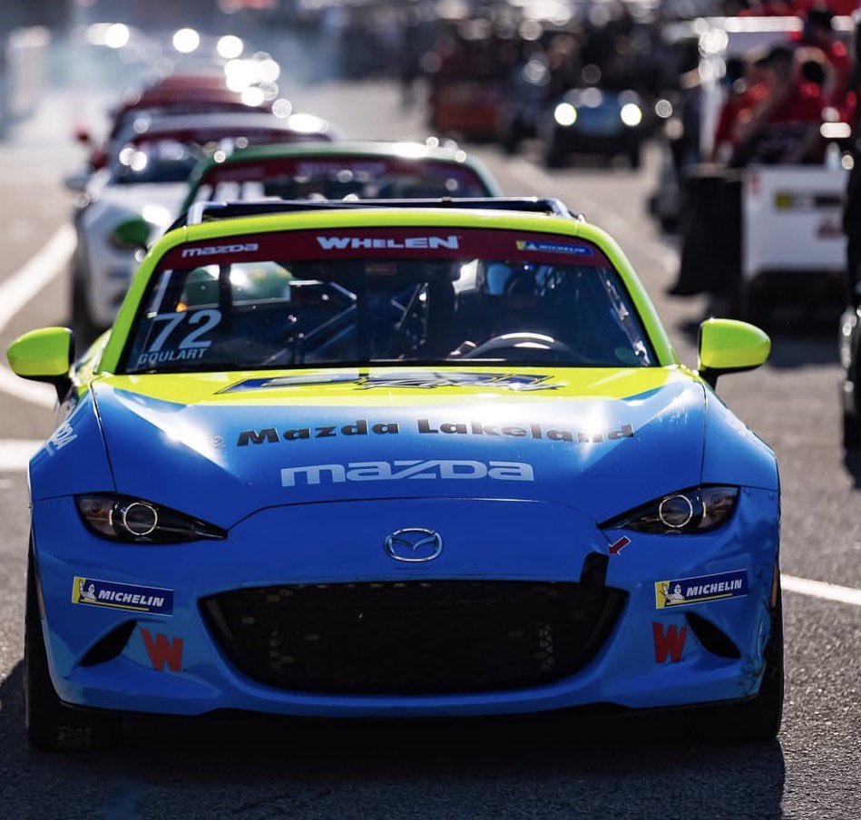 EthanGoulart72's tweet image. Rounds 1 and 2 of @MazdaMX5Cup ✅. 

Got wrecked in Race 1 while up front and came from P30 to P9 in Race 2. We will come back stronger next month!

@BSIRacingTeam / @MazdaLakeland / @ClassicMazdaOrl / @HollerClassic / @ompracing / @BellRacingHQ 

#ethangoulartracing #bsibuilt
