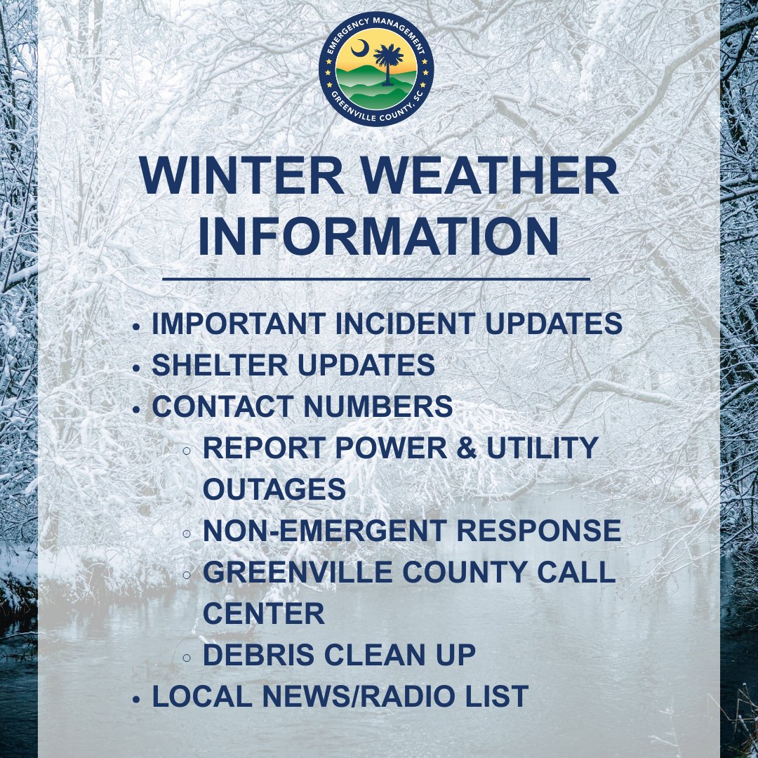 Greenville County Emergency Management tweet media