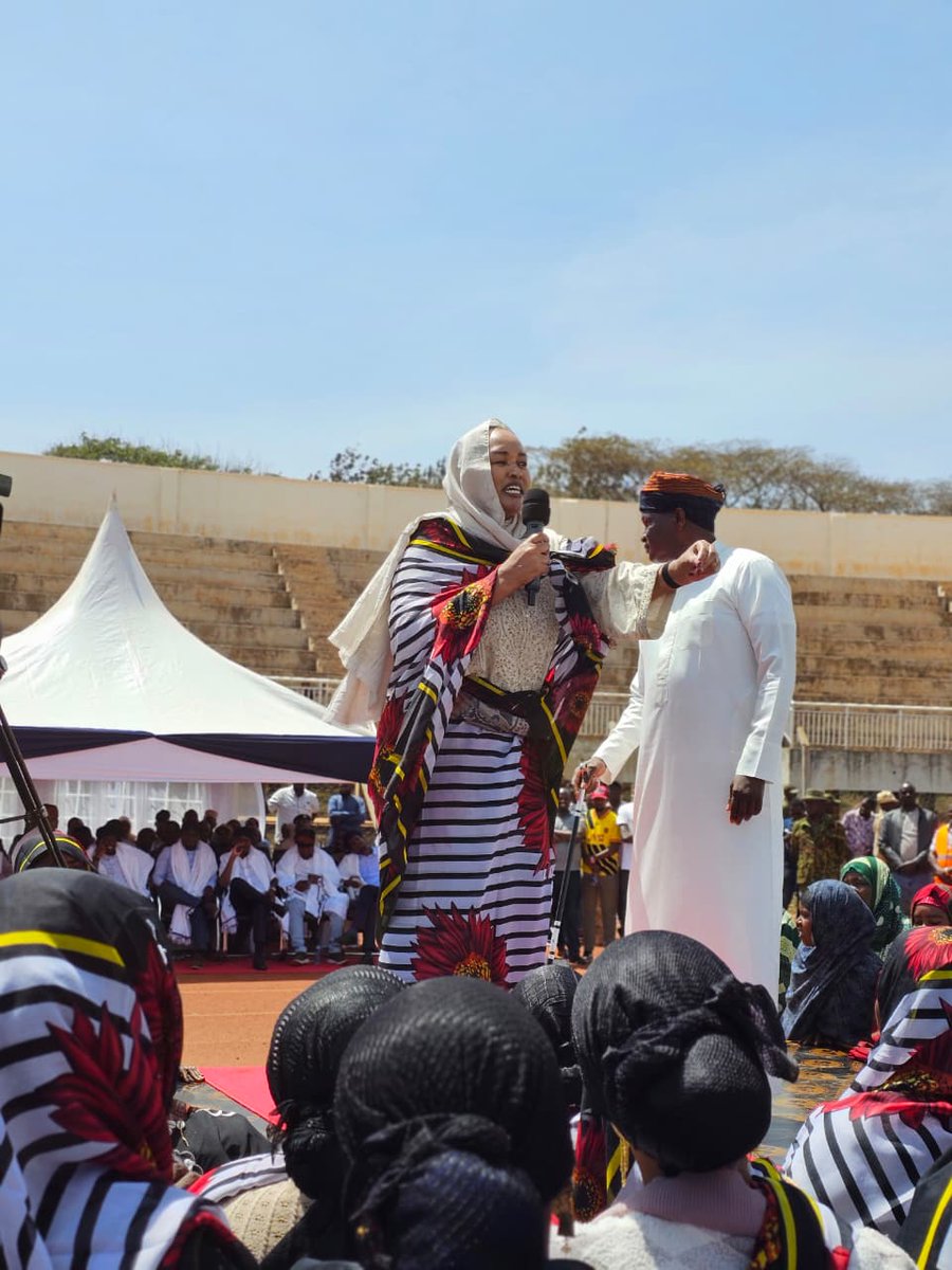 Kabale_arero's tweet photo. I attended the Qilta Korma Women Groups Fundraiser at Marsabit Stadium in my home county of Marsabit, inspired by the powerful theme, 'Empowered Women, Stronger Society.' It is a truth I hold fundamental: when women are empowered, they uplift entire families, strengthen the very fabric of our communities, and tirelessly build a better future for everyone.

I have taken it upon myself to empower thousands of youth and women, and I stand by my promise to continue uplifting all communities in this nation and, in particular, Marsabit County. This is not a momentary pledge but a sustained commitment to fostering opportunity and unlocking the immense potential within our people.

I also urged all residents to actively support the government’s agenda and to endorse President H.E. Dr. @WilliamsRuto  for a second term. This continuity is vital for completing the visionary development projects already underway and for ensuring the enduring service our nation deserves.

I extend special thanks to: Sir Farouk Kibet; Hon. Aaron Cheruiyot, Senate Majority Leader; Hon. Kimani Ichung’wah - Majority Leader of the National Assembly; H.E Mohamud Ali - Governor Marsabit, Hon. Abdirahman Mohamed - MP for Lafey; Hon. John Bwire -MP for Taveta; Hon. Mwengi Mutuse - MP for Kibwezi West,  Hon. Raso Dido -  MP for Saku,  Hon. Naomi Jillo -  Women’s Representative for Marsabit, Hon. Mohamed Chute - Senator for Marsabit, Hon. Prof. Guyo Waqo - MP for Moyale, Hon.Wario Guyo -  MP for North Horr, Hon. Chachu Ganya and Hon. Roba Duba for gracing the occasion and contributing to the great success of the women’s empowerment drive.
#WomenEmpowerment
#CommunityDevelopment
#Tutam✌️

@StateHouseKenya @_KithureKindiki @koske_felix @KIMANIICHUNGWAH @Aaroncheruiyot @GovMohamudAli @rasso_ali @NaomiWaqo @WGAdhe1 @jaldesa2