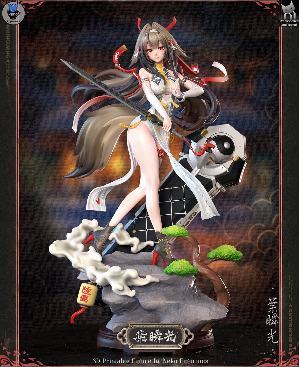 NekoFigurines's tweet image. Ye Shunguang sculpt for 3D printing completed! 🐎

#ゼンゼロ  #zzzero  #YeShunguang