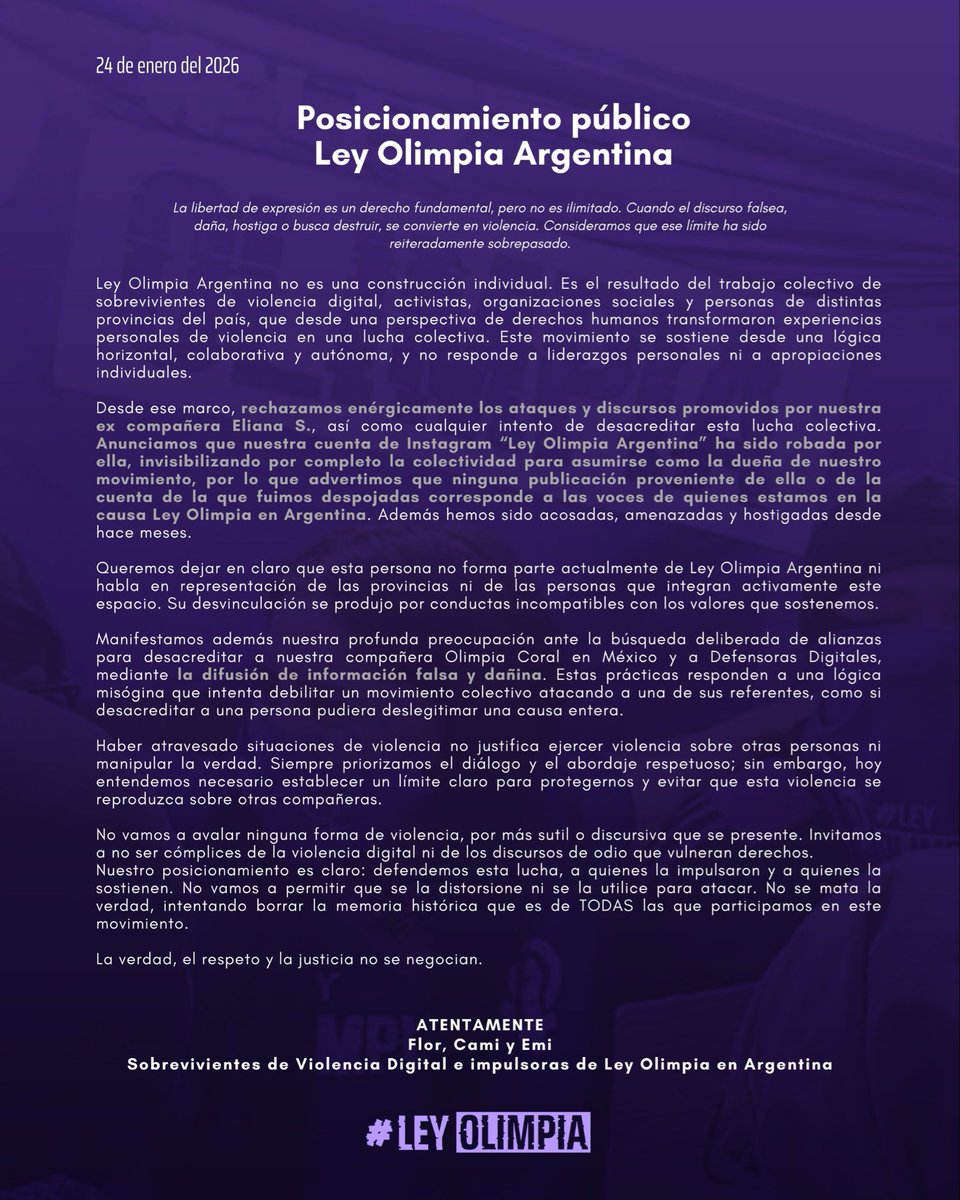 Ley Olimpia Argentina tweet media